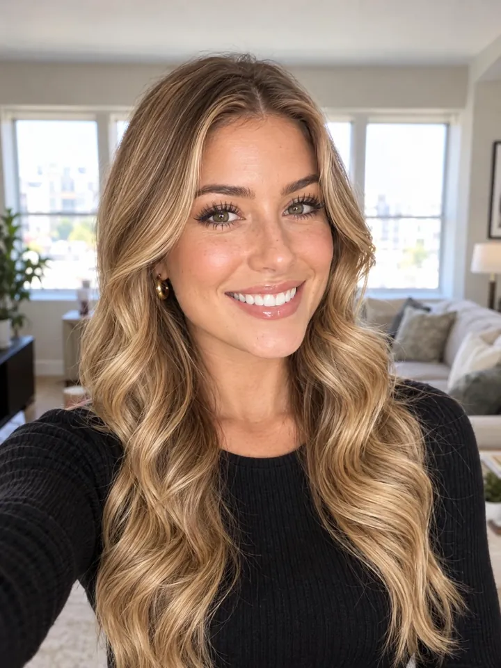Before: a normal selfie