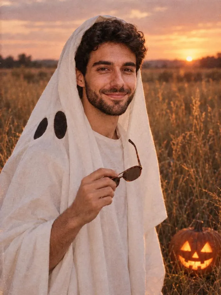 Ghost photoshoot example